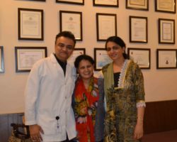 Dr. Mody With Patients