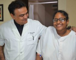 Dr. Mody With Patients
