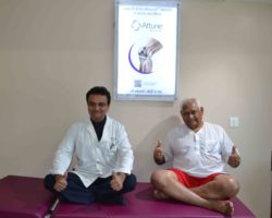 Dr. Mody With Patients